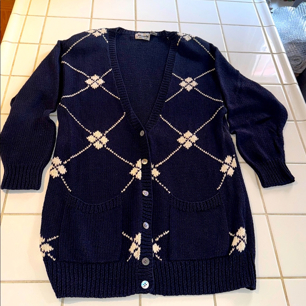 MOODS BY KRIZIA cardigan Size M 🐈‍⬛